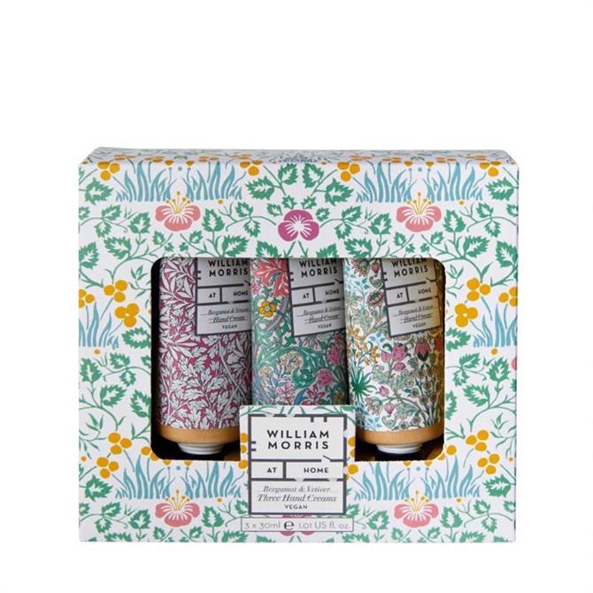 Heathcote & Ivory William Morris Golden Lily Hand Cream Trio Gift Set